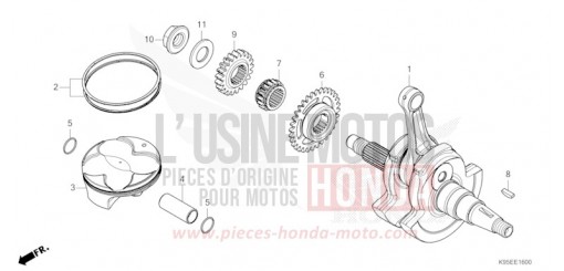 VILEBREQUIN/PISTON CRF250RXN de 2022